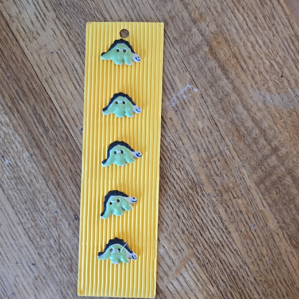 Ceramic Dinosaur Buttons